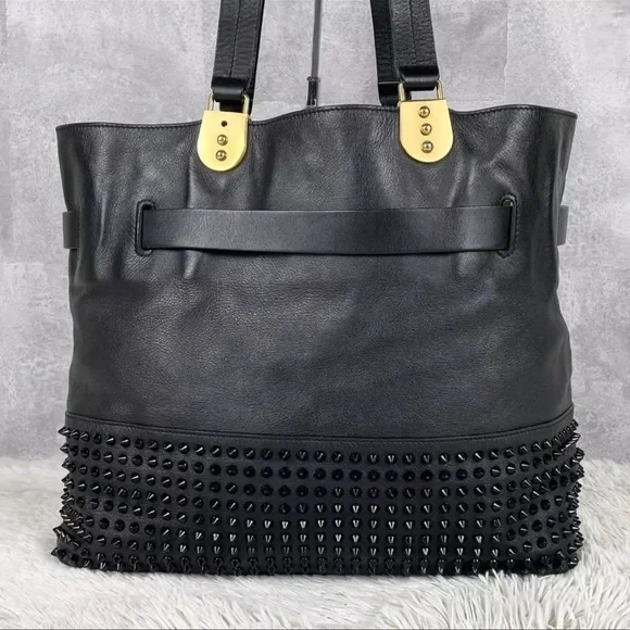 Christian Louboutin Black Tote with Gold Accents - Picture 11 of 16